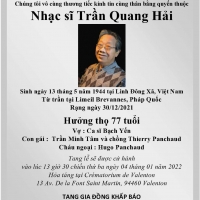 Trần Quang Hải - Cáo Phó