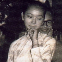Ngô Vũ Dao Ánh (lúc 16 tuổi) và Trịnh Công Sơn thời trẻ